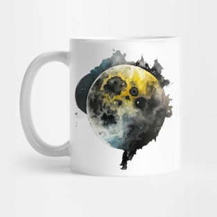 Moon Watercolor Mug